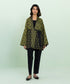 Women's Pret Khaddar Solid Embroidered Black Boxy Shirt